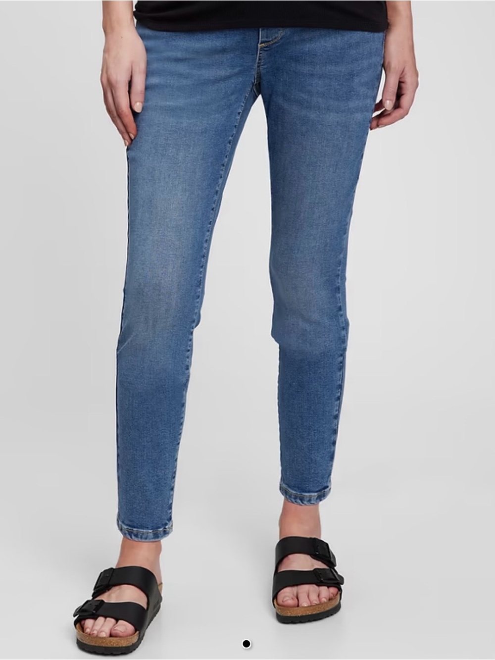 GAP Maternity Skinny Jeans in Dark Blue with full Panel
